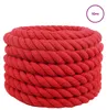 vidaXL Corde rouge 6 x 6 x 1000 cm en coton Voir les images du produit 2