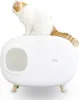 MakeSure Katzentoilette mit Schublade - Weiß - 60 x 38 x 45 Produktbild-Vorschau 1