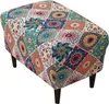 Bezug für Fußbank/Pouf mit Mandala-Muster Produktbild-Vorschau 1