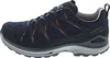 Side view of a blue LOWA Innox Evo 2 GTX shoe. Voir les images du produit