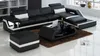 Ecksofa Sofagarnitur Couch Ecke Polster Hocker Set Komplett Produktbild-Vorschau 10