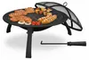 Relaxdays Feuerschale, Ø Schale 51 cm, klappbare Beine, Produktbild-Vorschau 11