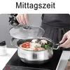 Topfset 5-Teilig, Topfset aus Edelstahl mit Glasdeckel, für Produktbild-Vorschau 4