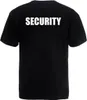 Security T Shirt Schwarz Herren Damen Security Kleidung mit Produktbild-Vorschau 2