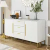 Merax Kommode Sideboard, mit 2 Türen & 3 Schubladen, Produktbild-Vorschau 1