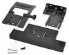 A set of black plastic mounting brackets and screws for a gaming console camera. Náhled obrázku produktu