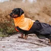 Non-stop dogwear Regenmantel Fjord Raincoat orange/schwarz, Produktbild-Vorschau 4