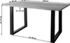 Baumkante Esstisch Sheesham naturbelassen 120 x 80 schwarz Produktbild-Vorschau 7