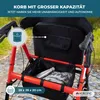 Gehhilfe Klappbar XXL Rollator bis 204 kg Mobiclinic Produktbild-Vorschau 8
