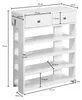 FineBuy Design Schuhregal 60 x 79 x 24 cm Flurregal Weiß Produktbild-Vorschau 3