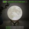 Lampe 3D Mond, 15 cm – 16 couleurs, variateur d'intensité, Voir les images du produit 2