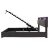 Boxspringbett Polsterbett 180x200 cm mit LED, hydraulischem Produktbild-Vorschau 16