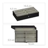 relaxdays 10027258_46 relaxdays Brillenbox schwarz 33,5 x Anteprima dell’immagine prodotto 5