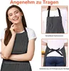 2 Stück Kochschürze verstellbare Küche Schürze mit Tasche Produktbild-Vorschau 4