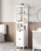 VASAGLE Hochschrank Badezimmer, Badezimmerschrank schmal, 2 Produktbild-Vorschau 1