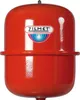 A red expansion vessel with a Zilmet logo on it, shown in isolation. Produktbild-Vorschau