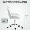 HOMCOM Bürostuhl ohne Armlehnen, ergonomischer Bürostuhl Produktbild-Vorschau 6