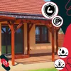 KOTARBAU® Pfostenträger 80 x 80 x 500 mm Gewinde M24 mm mit Produktbild-Vorschau 4