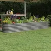 vidaXL Vyvýšený záhon z pozinkovanej ocele 260 x 40 x 36 Náhľad obrázku produktu 2