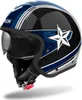 Airoh J110 Command Jethelm, schwarz/blau, M (57/58) Produktbild-Vorschau 1