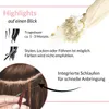 hair2heart Microring Extensions Echthaar glatt - 25 Produktbild-Vorschau 5
