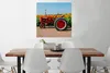 MuchoWow® Poster Traktor - Rot - Sonnenblume - Bauernhof - Produktbild-Vorschau 2