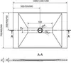 Mexen Toro piatto doccia rettangolare SMC 110 x 70 cm, Anteprima dell’immagine prodotto 6