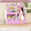 Drewniany regał dla dzieci do przechowywania zabawek – Podgląd zdjęcia produktu 4