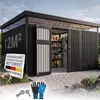 Juskys Metall Gerätehaus Luzern 12 m² - wetterfest & Produktbild-Vorschau 1