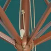 Sonnenschirm Holz 3m rund Garten knickbar UV-Schutz Produktbild-Vorschau 10