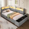 Letto imbottito multifunzione Merax, 90x200 cm, con Anteprima dell’immagine prodotto 4