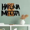 Wallity, Hakuna Matata 5, Wanddeko, Schwarz, Metall, 77 x Produktbild-Vorschau 1