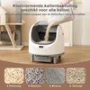 Puluomis zelfreinigende kattenbak 80L XXL, open kattenbak Productafbeelding-voorbeeld 8
