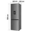 Heinner HCNF-HM291INVXWDD Koel- en vriescombinatie, 291 Productafbeelding-voorbeeld 2