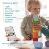 Giocattolo in legno Ulanik Montessori "Arcobaleno: palline Anteprima dell’immagine prodotto 7