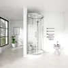 HOME DELUXE - Komplettdusche WHITE PEARL - Maße: 90 x 90 cm Produktbild-Vorschau 3