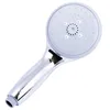 A hand-held shower head on a white background. Produktbild-Vorschau