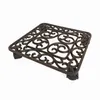 B&S Pflanzenroller Blumenroller Antik Shabby 27x27 cm Eckig Produktbild-Vorschau 3