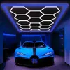 14er-Pack Hexagon LED Deckenleuchte mit Rahmen, 680W LED Produktbild-Vorschau 1