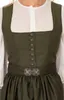 MarJo Dirndl MEDLINGEN Midi Olive mit durchgehender Produktbild-Vorschau 2