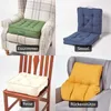 A collage of four different seat cushions shown in various settings and styles. Náhled obrázku produktu