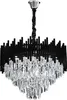 TOOLIGHT Hängelampe Mit Kristallen G063-Cp 50Cm 50Cm Black Produktbild-Vorschau 1
