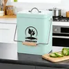 Relaxdays – pojemnik na kompost do kuchni, 6 l, mały kosz Podgląd zdjęcia produktu 2