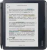 An e-reader device displaying text with highlighted sections and annotations, along with a stylus. Produktbild-Vorschau