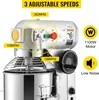 Close-up of a commercial stand mixer with various speed indicators and feature callouts. Anteprima dell’immagine prodotto