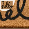 Relaxdays deurmat van kokosvezel, met de tekst "Hello", Productafbeelding-voorbeeld 4