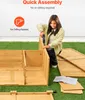 VEVOR Geräteschuppen 1400 x 600 x 1715 mm, großer Produktbild-Vorschau 4