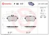 BREMBO Bremsbeläge Satz Hinten passend für MERCEDES-BENZ Produktbild-Vorschau 14