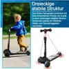YOLEO Kinder Roller Kinderscooter Dreiradscooter mit LED Produktbild-Vorschau 3