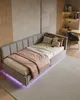 INONEFT Polsterbett Schlafsofa 90×200 cm mit LED und USB, Produktbild-Vorschau 1